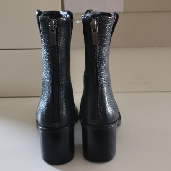Vince Camuto Zeldina Women's  Boots Size: 5 Black Leather - Picture 3 of 8